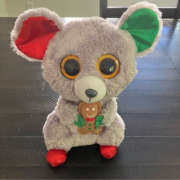 3/$18 - Ty Beanie Boos | Mac the Christmas Mouse stuffed animal - Picture 3 of 9